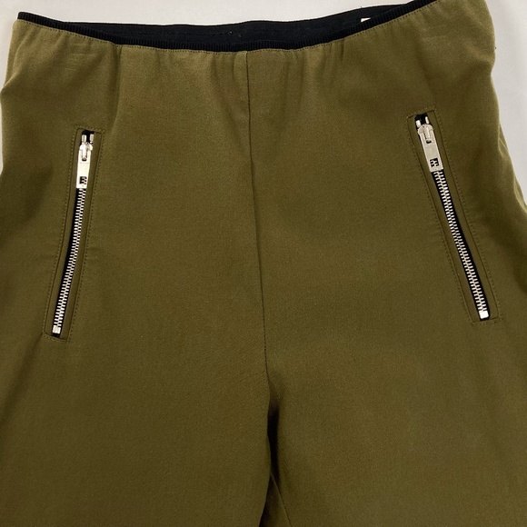 Rag & Bone Simone Sport Green High Rise Slim Fit Pants - Picture 7 of 16